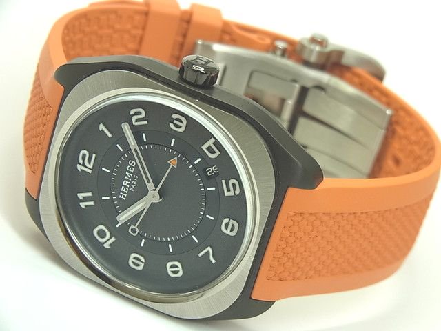 エルメス H08 39MM チタン/ラバー 正規品 - 腕時計専門店THE-TICKEN