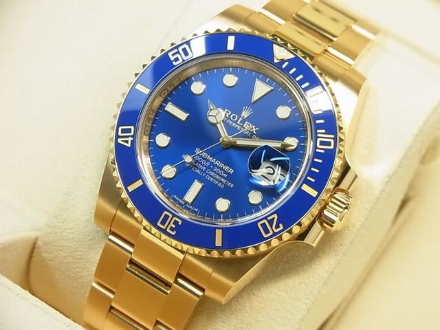 ロレックス サブマリーナー・デイト 18KYG ブルー 116618LB 2019年