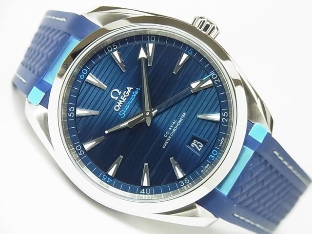 OMEGA オメガ シーマスター アクアテラ ブルー 青 41mmダイバーズ