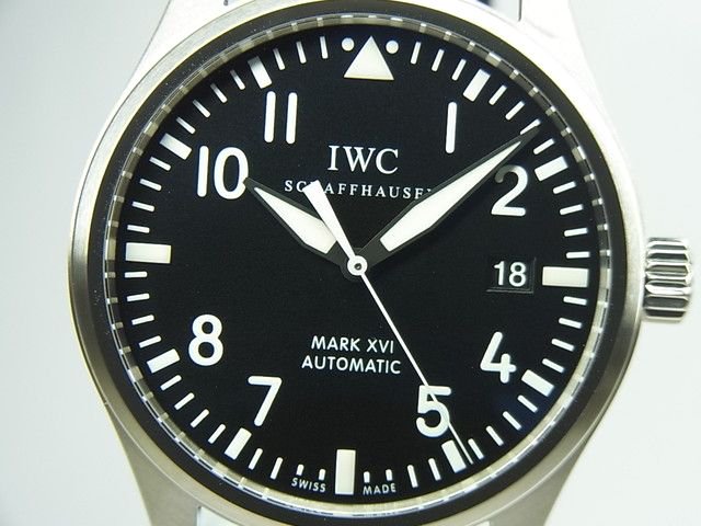 IWC パイロットウォッチ マーク16 ブラック文字盤 IW325501 正規品 ...