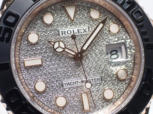 ⊿鈴雪⊿ ロレックス ヨットマスター40 エバーローズゴールド パヴェ