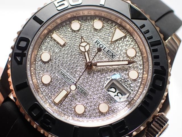 ⊿鈴雪⊿ ロレックス ヨットマスター40 エバーローズゴールド パヴェ