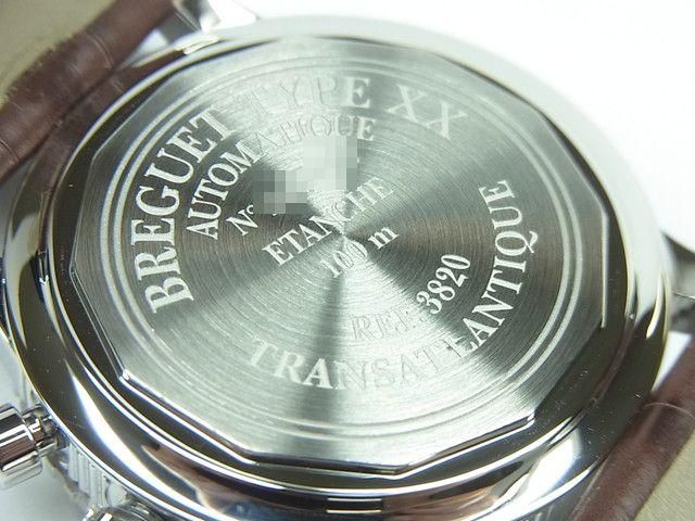 ブレゲ TYPE XX トランスアトランティック 3820ST 革ベルト仕様