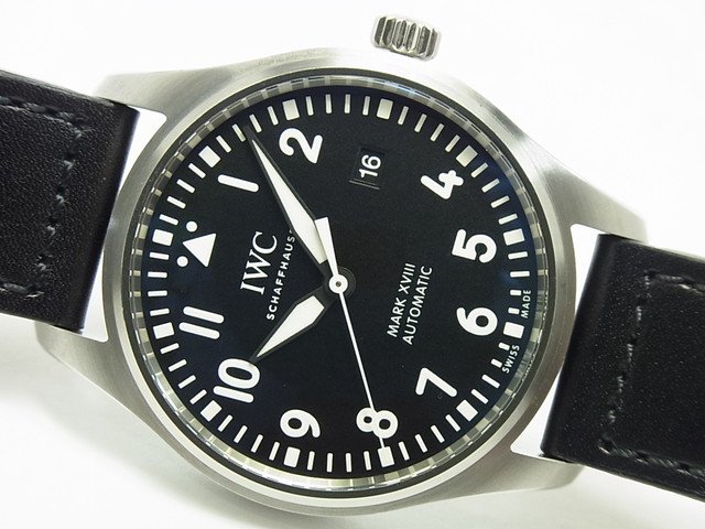 IWC パイロットウォッチ・マーク18 ブラック IW327009 正規品 - 腕時計 