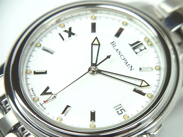 ブランパン レマン ウルトラスリム 2100 ホワイト文字盤 REF.2100-1127-11 - 腕時計専門店THE-TICKEN(ティッケン)  オンラインショップ