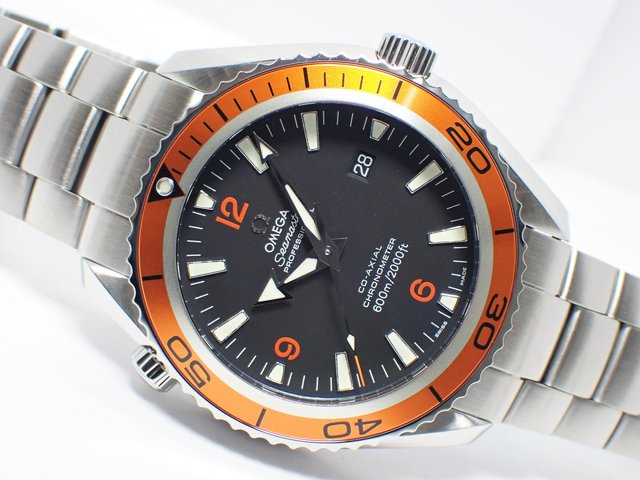 オメガ プラネットオーシャン オレンジベゼル ラージサイズ - 腕時計 