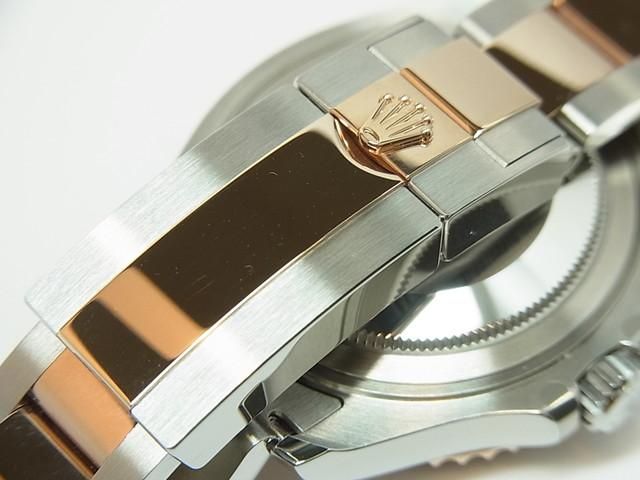 ロレックス ヨットマスター 37 SS×エバーRG ブラック文字盤