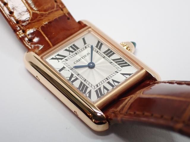 タンク ルイ カルティエ SM 純正アリゲーターストラップ スイス製 16/14 タンク ルイ カルティエ SM 純正アリゲーターストラップ スイス