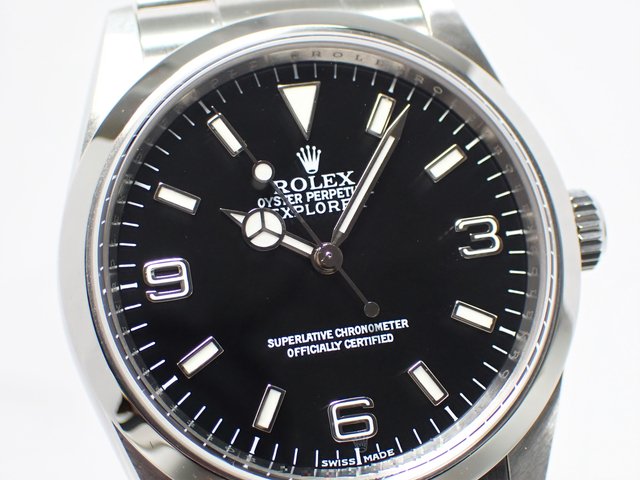ロレックス エクスプローラーI 114270 最終ランダム番 - 腕時計専門店 ...