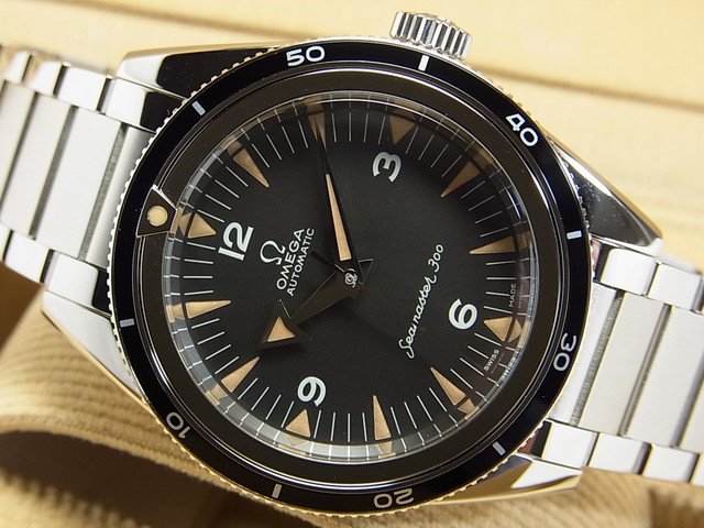 オメガ 1957トリロジー シーマスター300 3557本限定 正規品 - 腕時計 ...