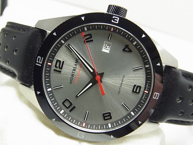 モンブラン　タイムウォーカー・デイト　シルバーグレー　Ref.116058 - 腕時計専門店THE-TICKEN(ティッケン) オンラインショップ