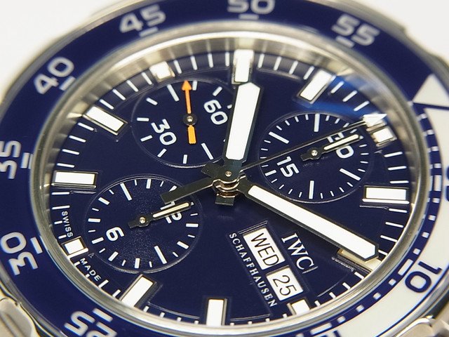 IWC アクアタイマー・クロノグラフ ブルー文字盤 IW376710 正規品 