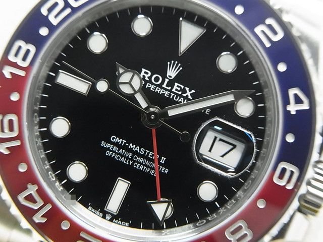 ロレックス GMTマスターⅡ 赤青ベゼル 126710BLRO 未使用品 - 腕時計 