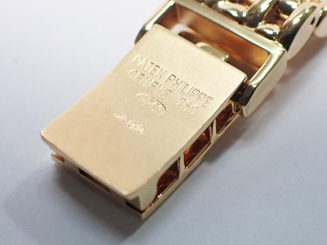 パテックフィリップ カラトラバ 白文字盤 手巻 レディース 18KYG