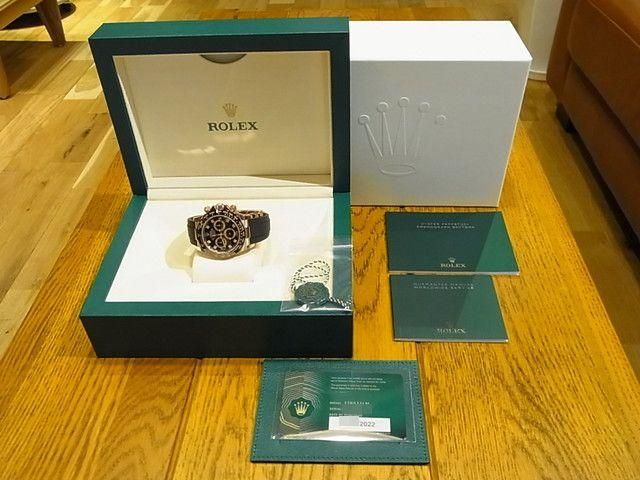 ロレックス デイトナ ブラック文字盤・8Pダイヤインデックス エバーRG