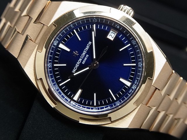 ヴァシュロン・コンスタンタン　オーヴァーシーズ・オートマティック　41MM　ブルー　18KPG　正規品 -  腕時計専門店THE-TICKEN(ティッケン) オンラインショップ