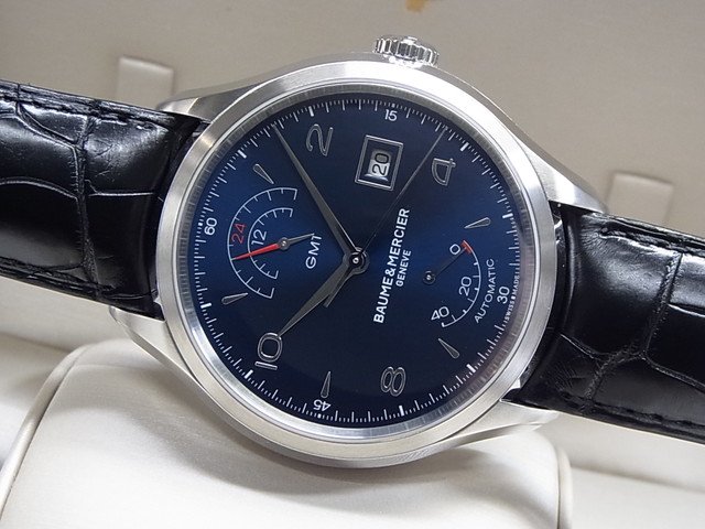 ボーム＆メルシエ クリフトン GMT パワーリザーブ MOA10316 - 腕時計