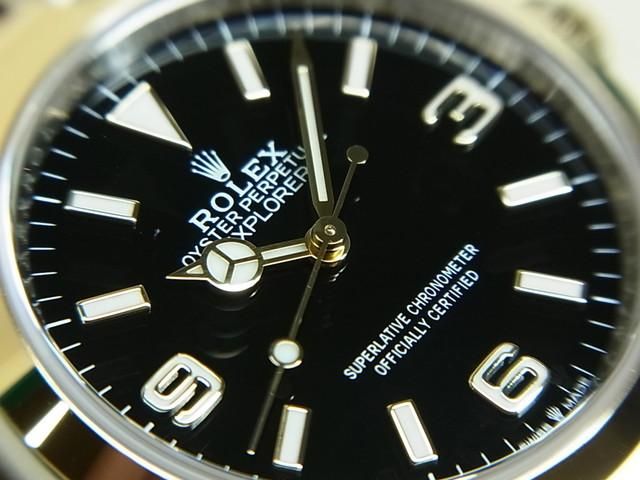 ロレックス エクスプローラーI コンビ SS×YG 124273 未使用品