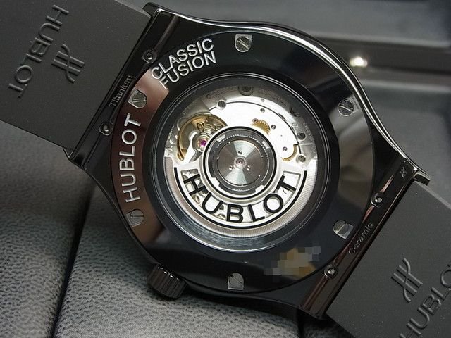 【107914】HUBLOT ウブロ  B1905.1 クラシック・フュージョン ブラックダイヤル SS/ラバー クオーツ 当店オリジナルボックス 腕時計 時計 WATCH メンズ 男性 男 紳士