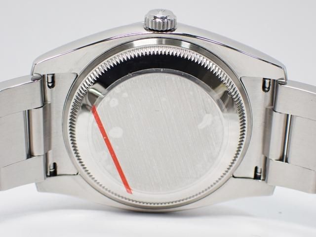 ロレックス オイスターパーペチュアル 34 3・6・9 ブルー 114200