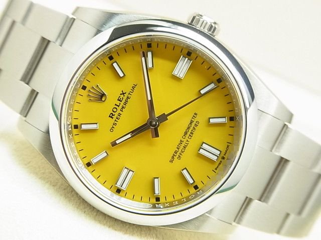 ロレックス オイスターパーペチュアル 36 イエロー 126000 - 腕時計 ...
