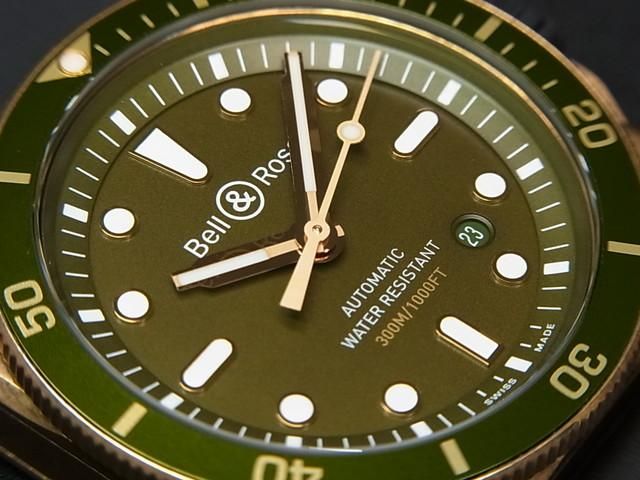 #　ベル＆ロス　BR 03-92 ブロンズ　世界限定999本　ヴィンテージ Bell&Ross ベルアンドロス】世界限定999本のダイバーブロンズ