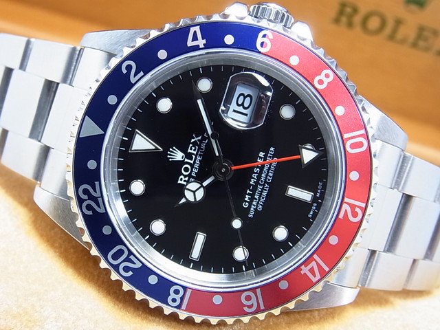22,750円Rolex ロレックス GMT 16700 ベゼルディスク 赤青