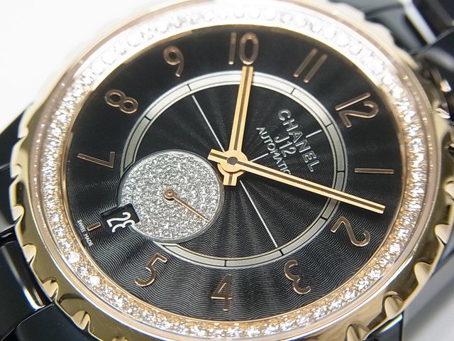 シャネル J12 ブラックセラミック 18KPGベゼル 36.5MM H3842 正規品 - 腕時計専門店THE-TICKEN(ティッケン)  オンラインショップ