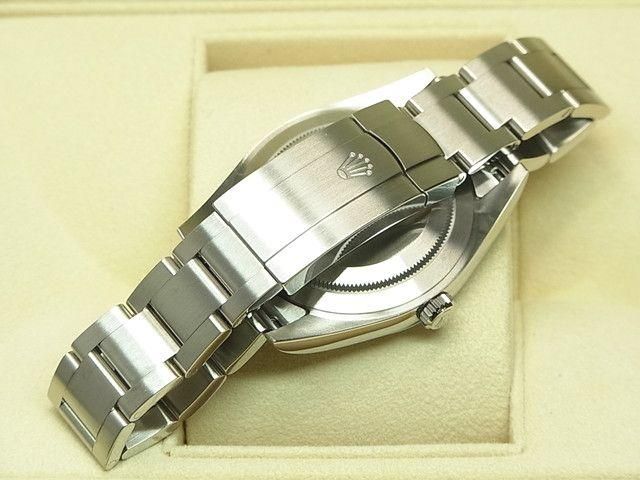 ロレックス オイスターパーペチュアル 39 ブルー文字盤 114300