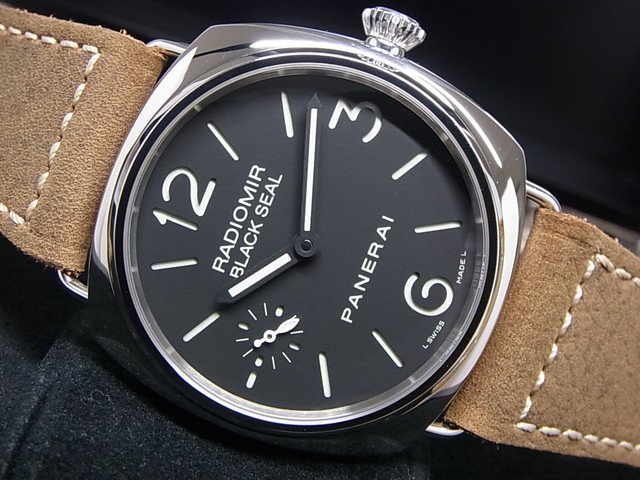 パネライ ラジオミール・ブラックシール 45MM PAM00183 K番 - 腕時計 