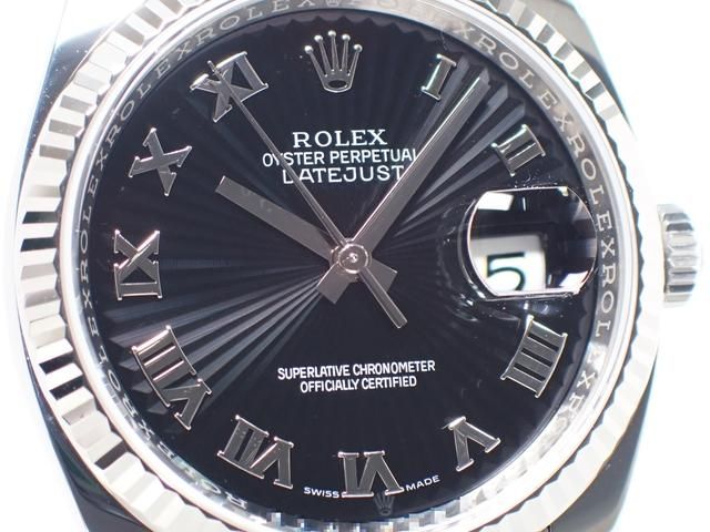 <br>ROLEX ロレックス/デイトジャスト・ブラックサンビーム/V番/116234/V81***********/ROLEX/Aランク/92