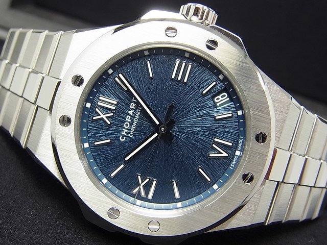 ショパール アルパイン イーグル・ラージ 41MM ブルー 正規品 - 腕時計 ...