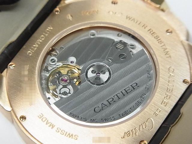 カルティエ カリブル ドゥ カルティエ 18KPG シルバー文字盤