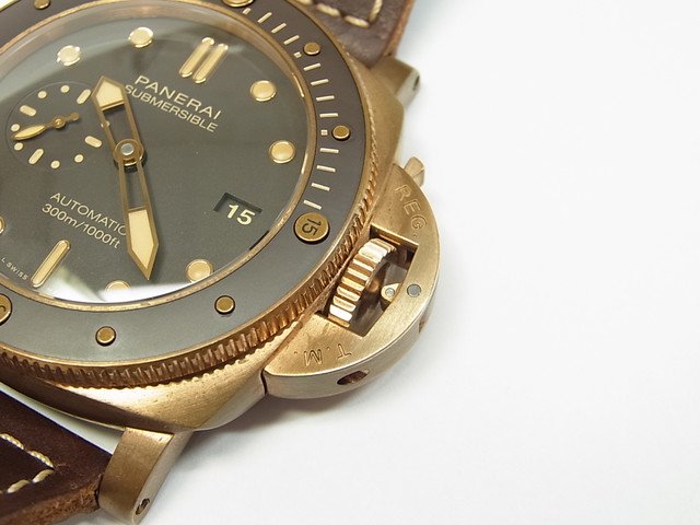 パネライ サブマーシブル・ブロンゾ 47MM PAM00968 W番 - 腕時計専門店 