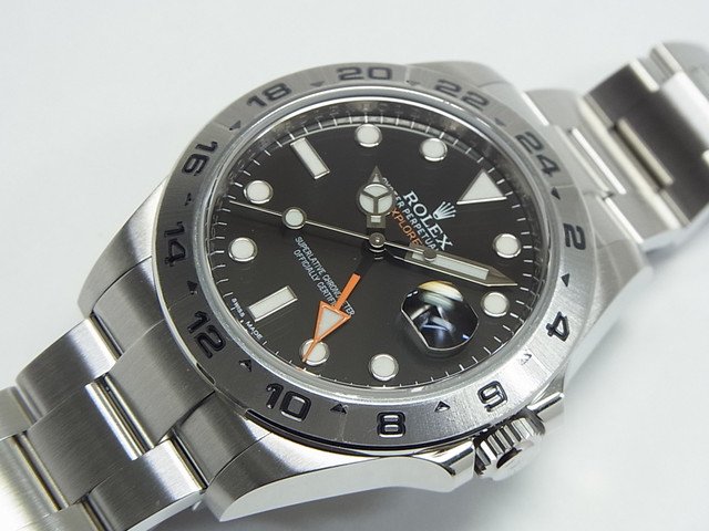 ロレックス エクスプローラーII Ref.216570 ブラック G番 - 腕時計専門 