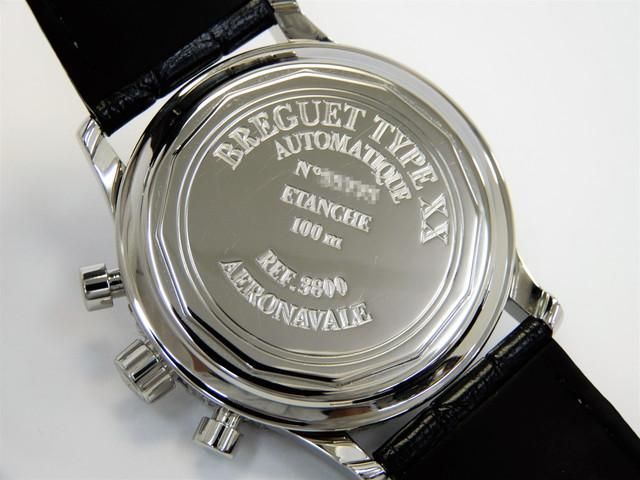 ブレゲ アエロナバル ステンレス 革ベルト Ref.3800ST - 腕時計 ブレゲ アエロナバル ステンレス 革ベルト Ref.3800ST - 腕時計