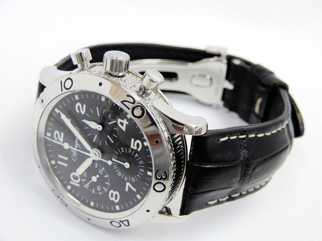 ブレゲ アエロナバル ステンレス 革ベルト Ref.3800ST - 腕時計専門店 