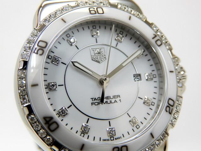 タグホイヤー TAG HEUER WAH1313.BA0868 フォーミュラ1 12P ダイヤベゼル クォーツ レディース 良品 _771781