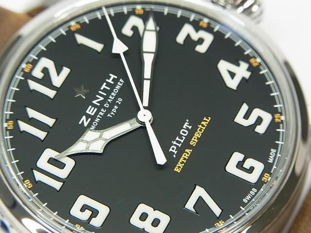 ゼニス パイロット タイプ20 エクストラ・スペシャル ステンレス