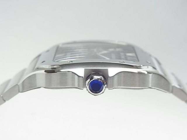 カルティエ サントス ドゥ カルティエ LM ブルーダイヤル Ref カルティエ サントス ドゥ カルティエ LM ブルーダイヤル Ref