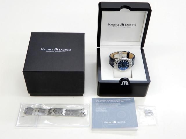 モーリスラクロア　アイコン 自動巻き腕時計 ブルー　42mm モーリスラクロア アイコン オートマティック 42MM ブルー