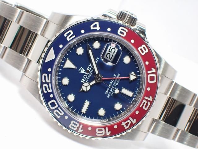 ロレックス GMTマスターII 18KWG ブルー 126719BLRO - 腕時計専門店THE