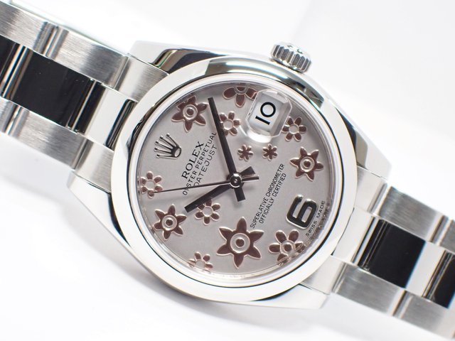 ロレックス デイトジャスト 178240 ピンクフラワー文字盤 - 腕時計専門 ...