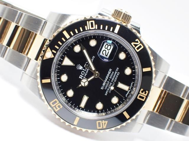 きまま ロレックス サブマリーナ・デイト コンビ ブラック Ref.116613LN