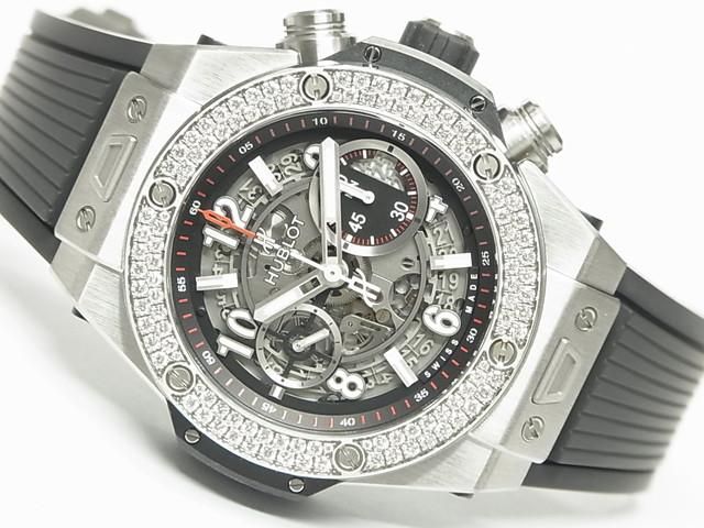 時計ウブロ ビッグバン 44mm ダイヤベゼル HUBLOT hublot ダイア 