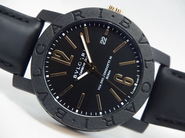 ブルガリ ブルガリ・ブルガリ カーボンゴールド 40MM 正規品 - 腕時計 