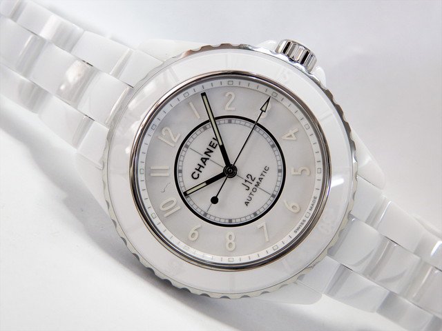 シャネル J12 ファントム ホワイトセラミック 38ＭＭ H6186 - 腕時計 