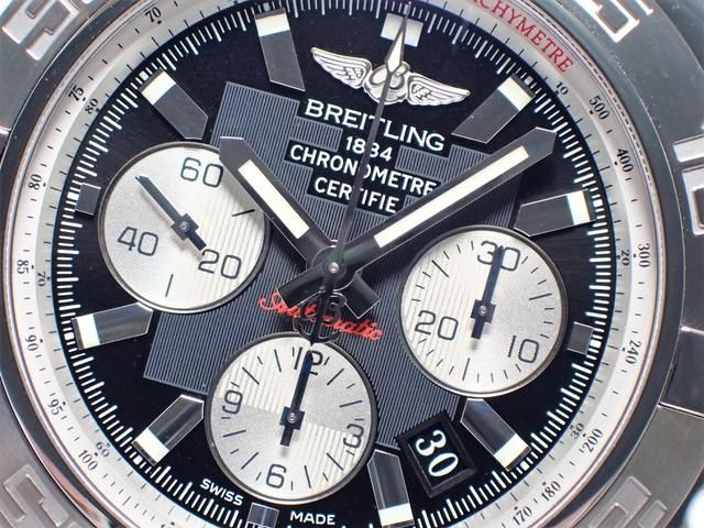 ブライトリング クロノマット44 ブラック×シルバー AB0110 正規品