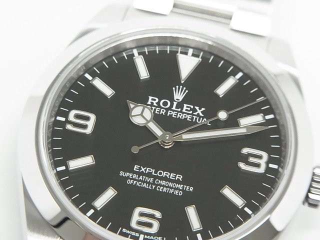 ロレックス エクスプローラーI 39MM REF. 214270 後期型 正規品 - 腕時計専門店THE-TICKEN(ティッケン) オンラインショップ