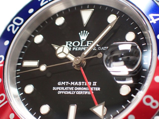 ロレックス　GMTマスターII　赤青ベゼル　16710　K番 - 腕時計専門店THE-TICKEN(ティッケン) オンラインショップ